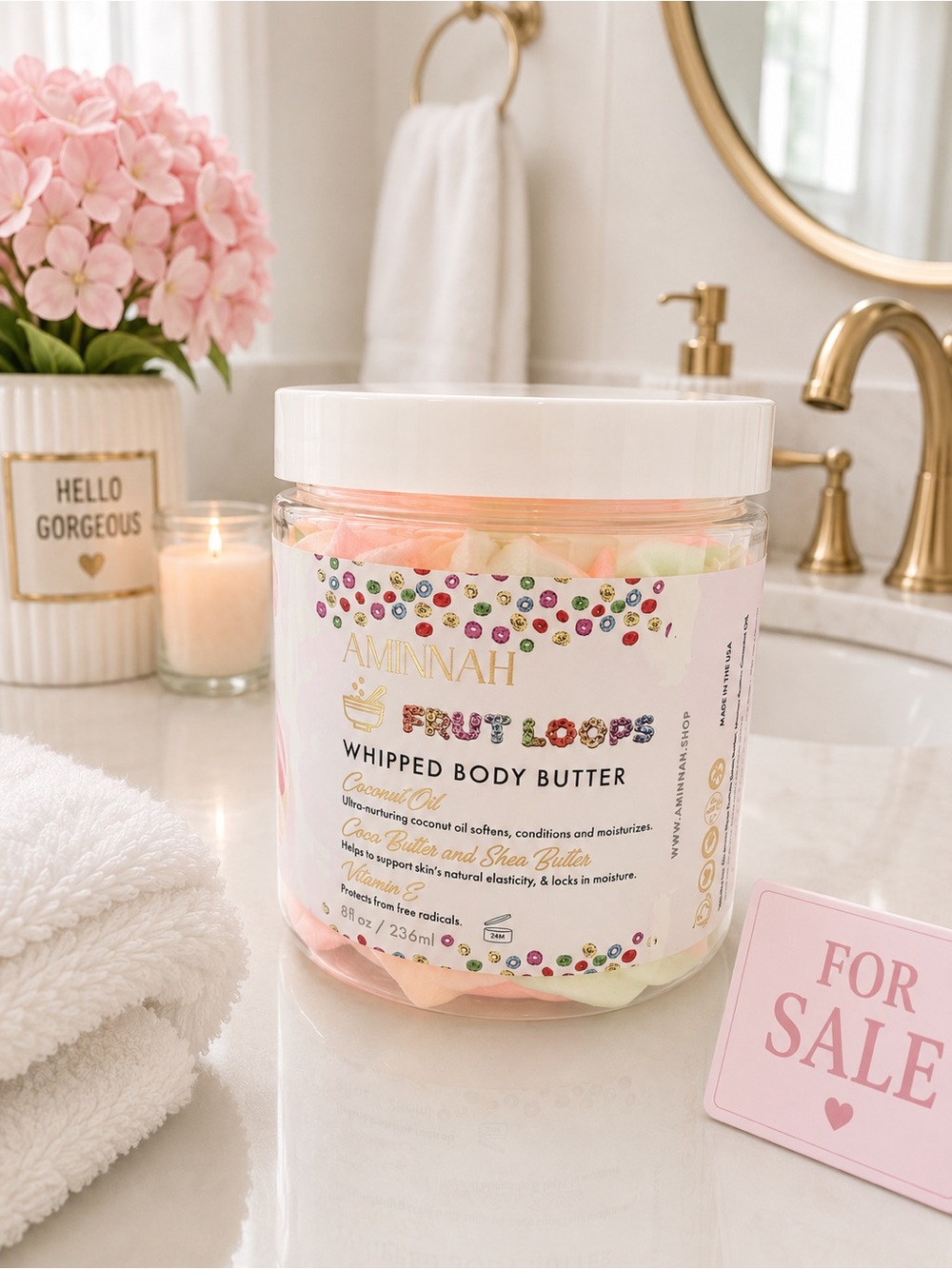 AMINNAH Frut Loops Whipped Body Butter